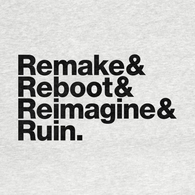 Remake & Reboot - black font by HtCRU